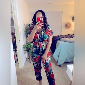 Zara Floral Jumpsuit